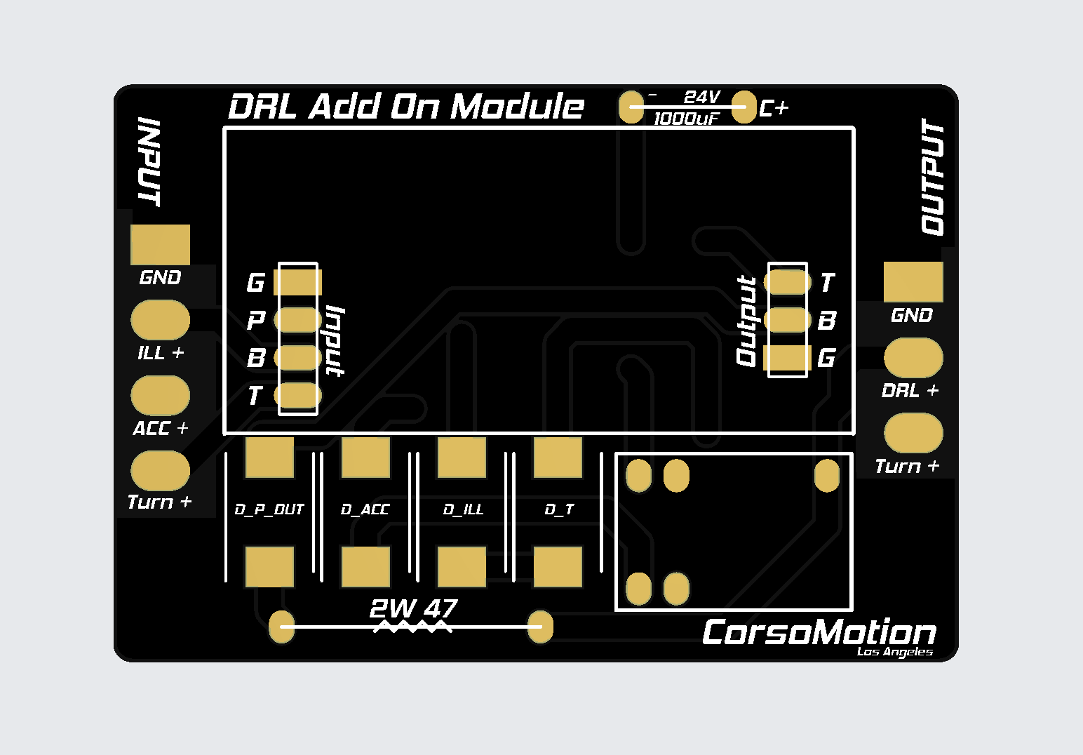 DRL Add on Module with switchback modules | pair