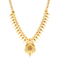 22K Yellow Gold Necklace Set (102.9gm) – Virani Jewelers