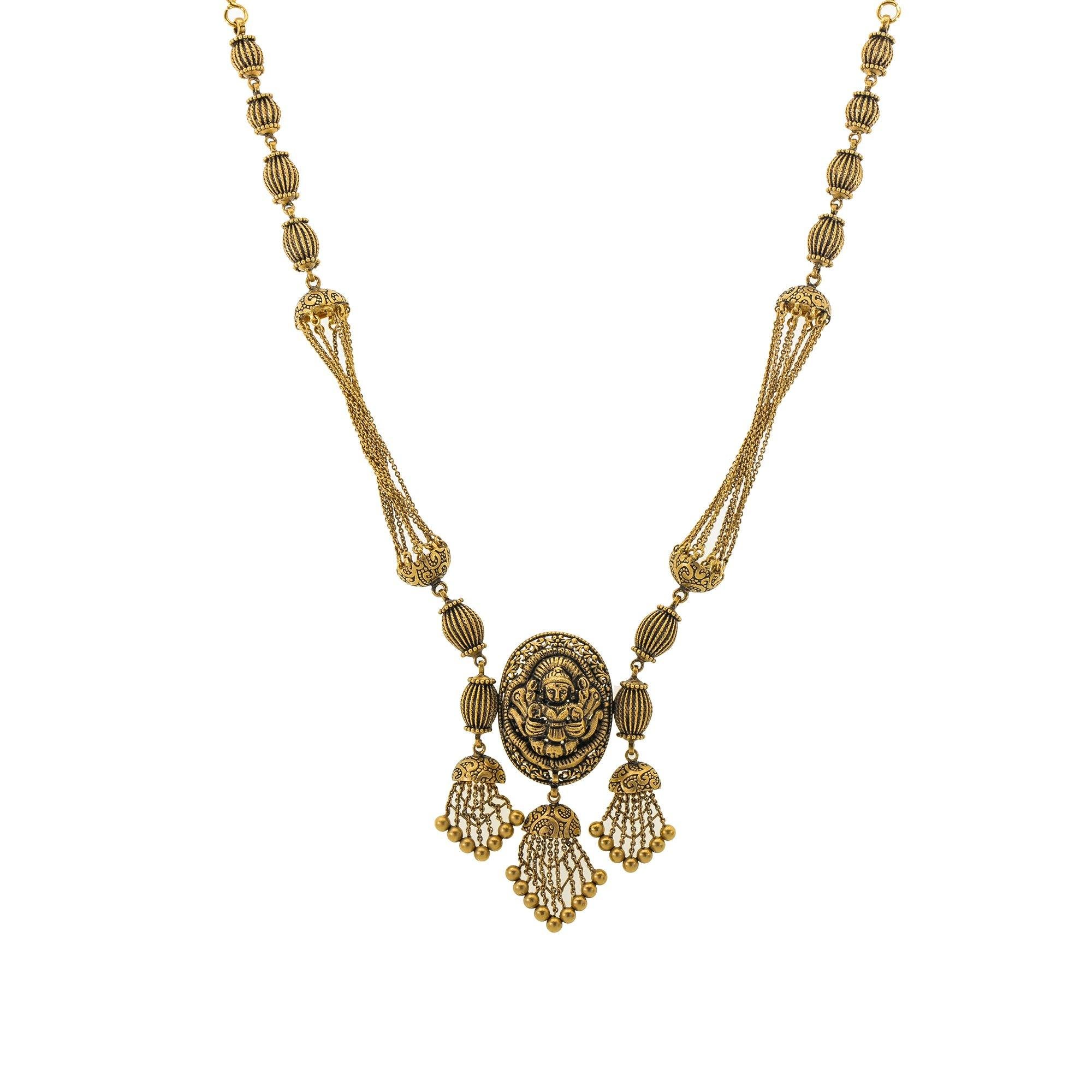 22K Gold Amara Antique Jewelry Set – Virani Jewelers