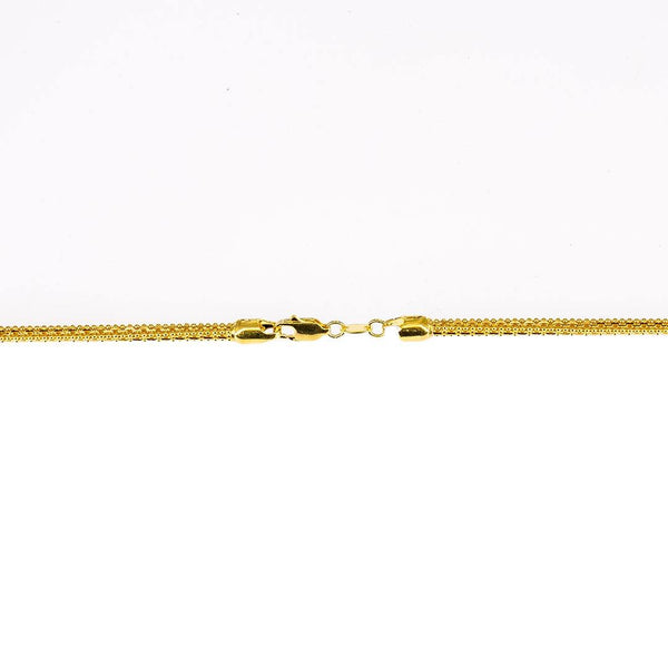22K Yellow Gold Round Link Chain, 33.8 gm - Virani Jewelers | Add the best in 22K jewelry to your collection with this amazing 22K yellow gold chain from Viran...