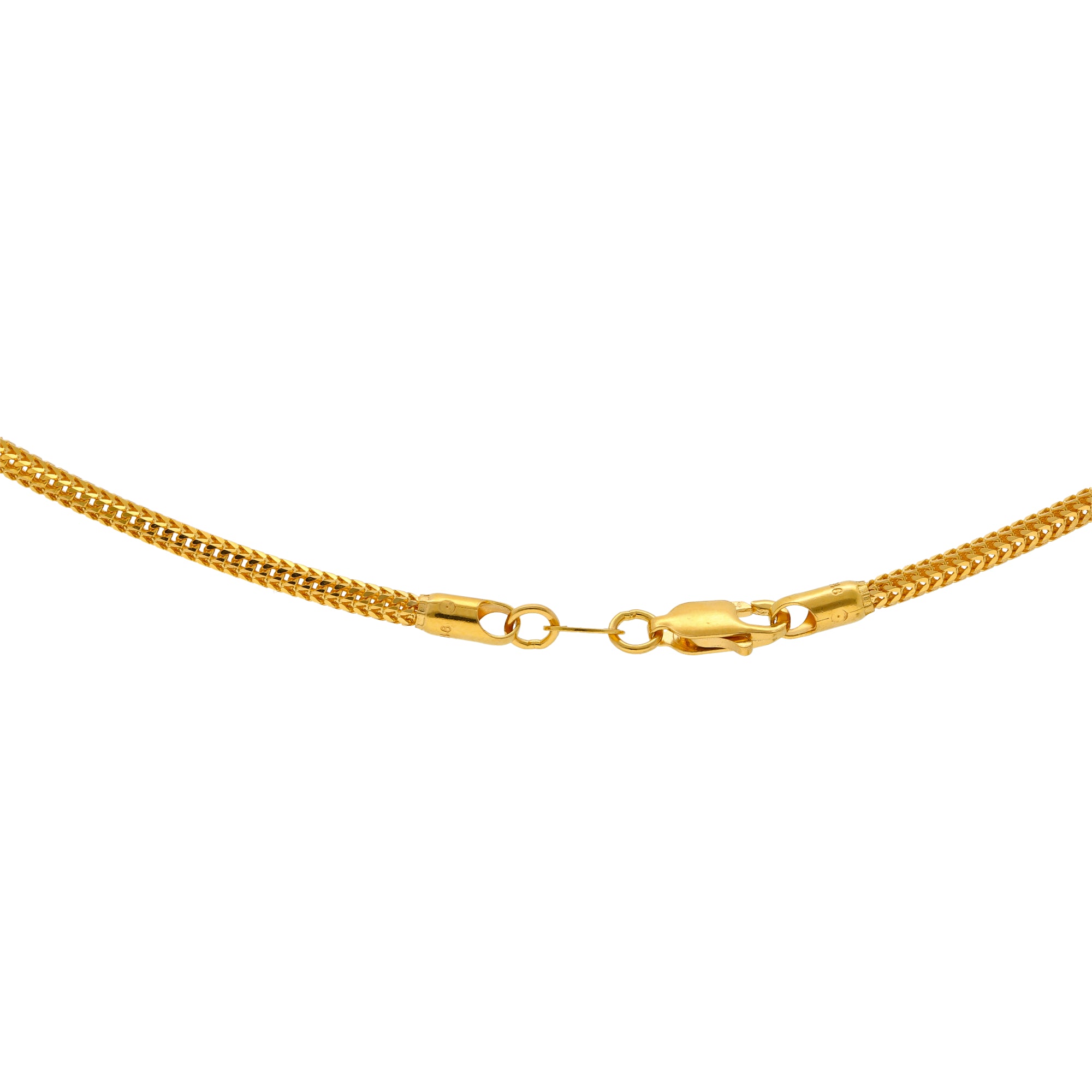 22K Yellow Gold 16in Round Chain (6.8 gm)