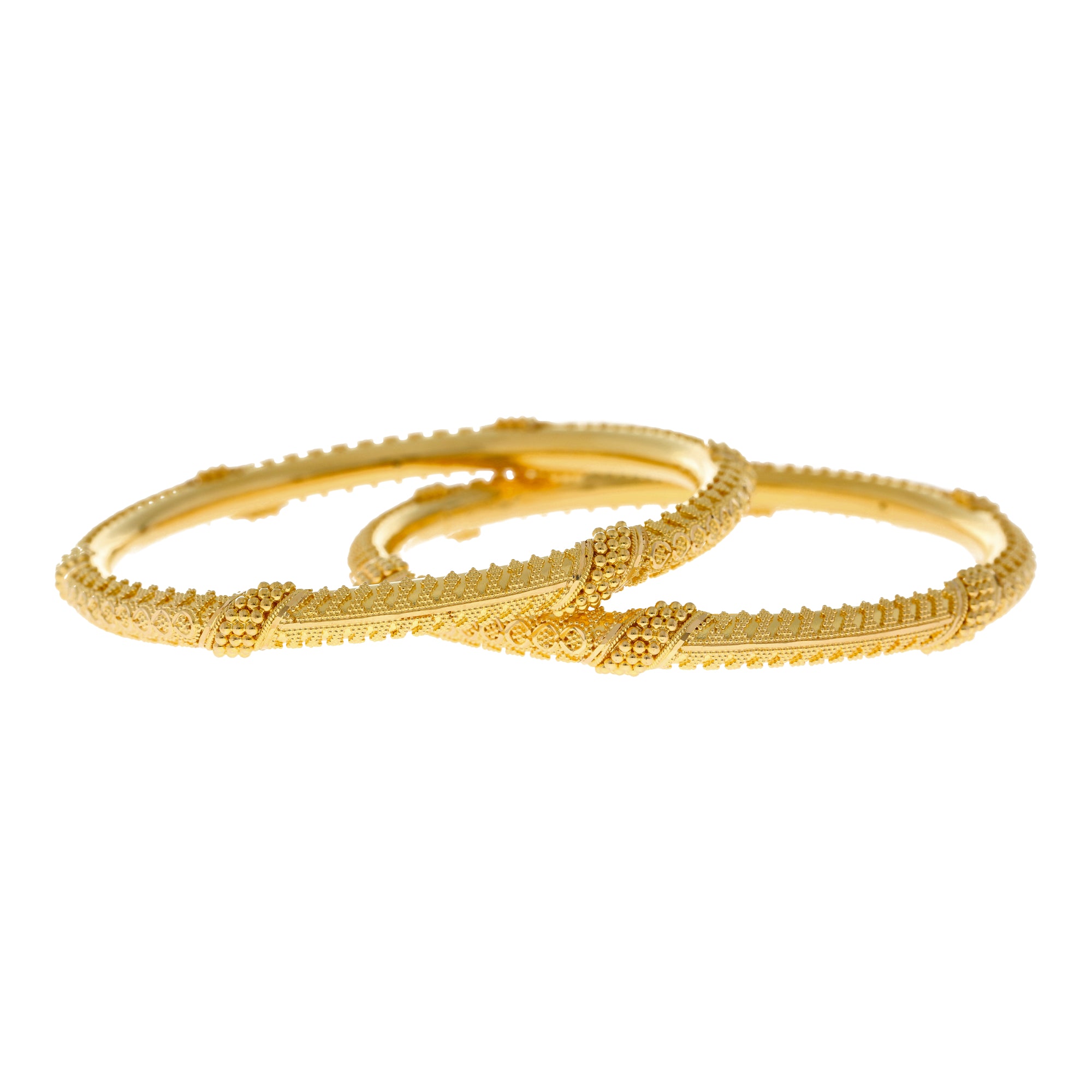 22K Yellow Gold Bangle Set of 6 (88.6)