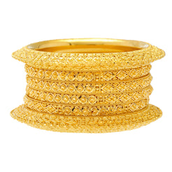 22K Indian Gold Bangle Bracelets | Virani Jewelers