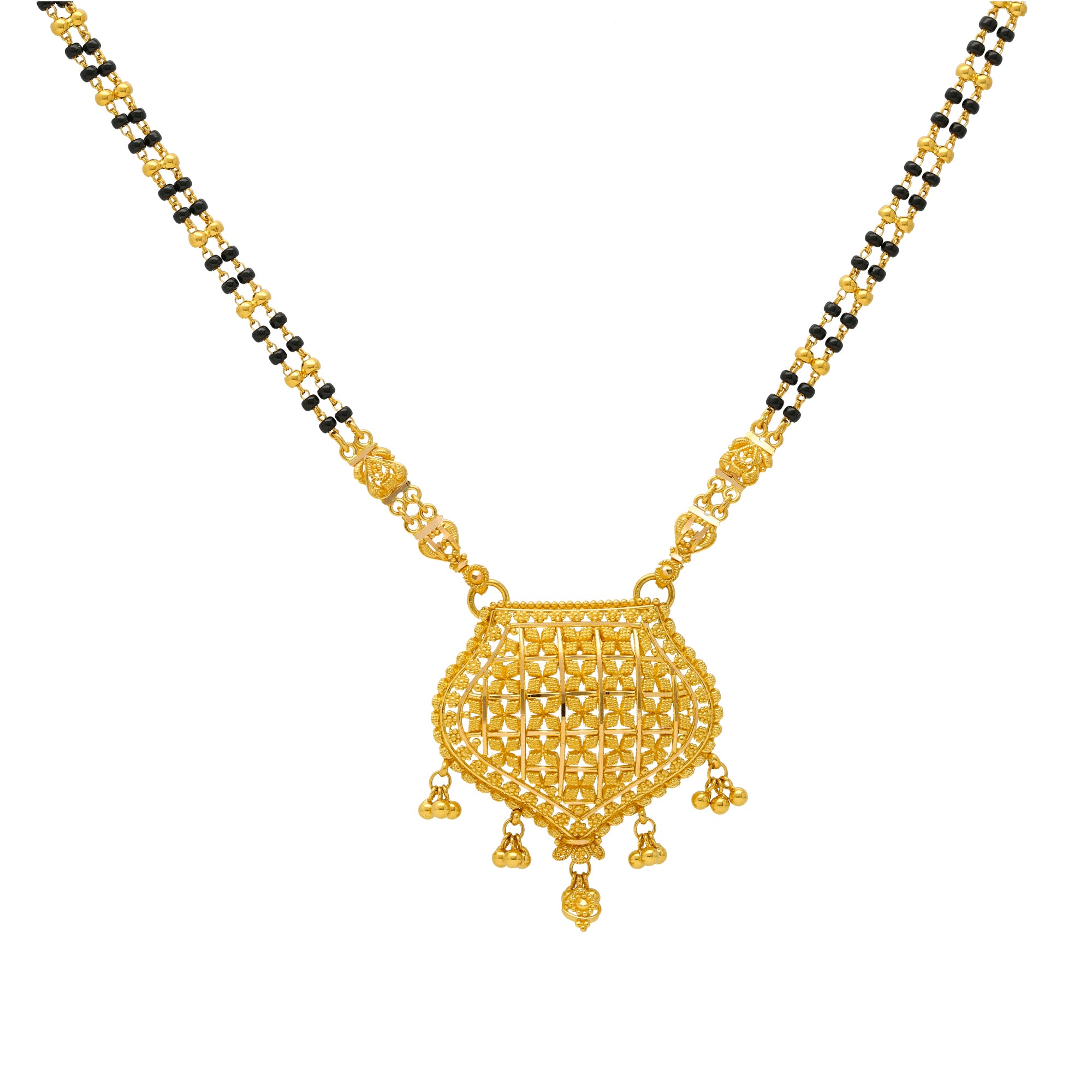 real gold mangalsutra with price