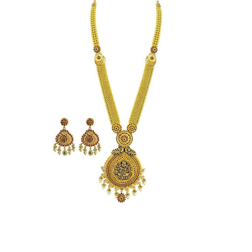 pearl gold necklace sets