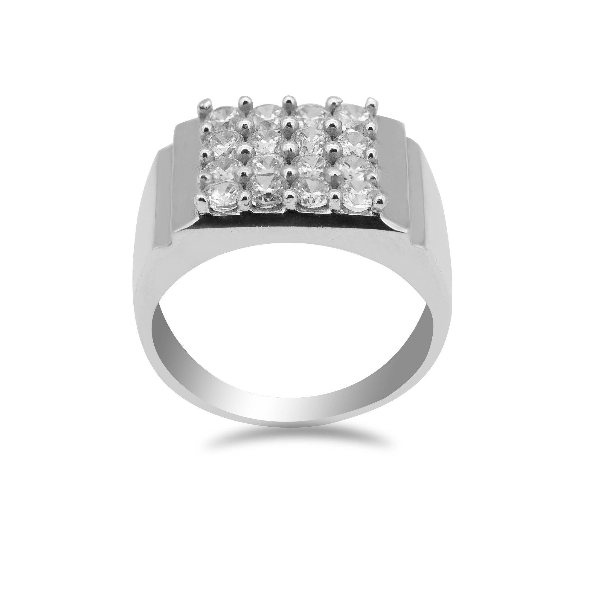 white gold rings for men