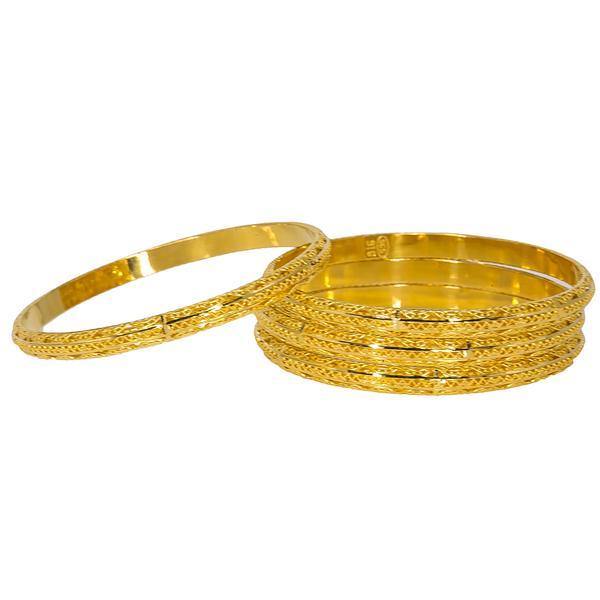 gold bangles set of 4