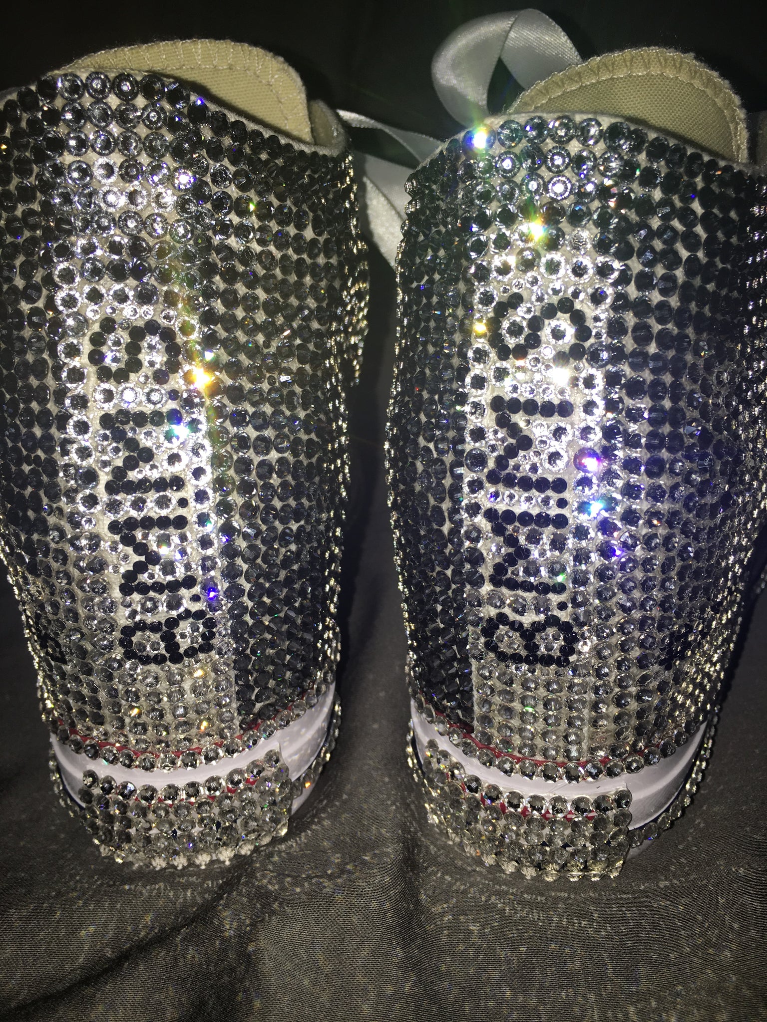 rhinestone sneakers