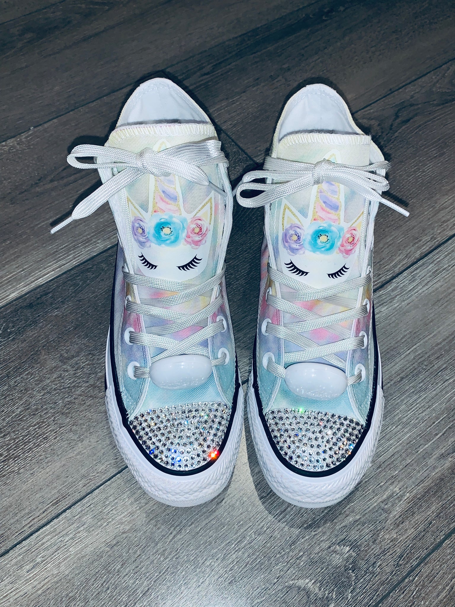 bedazzled converse shoes