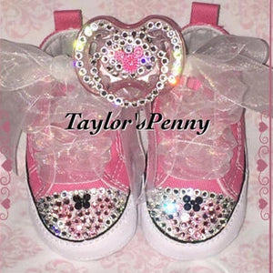 baby converse with bling