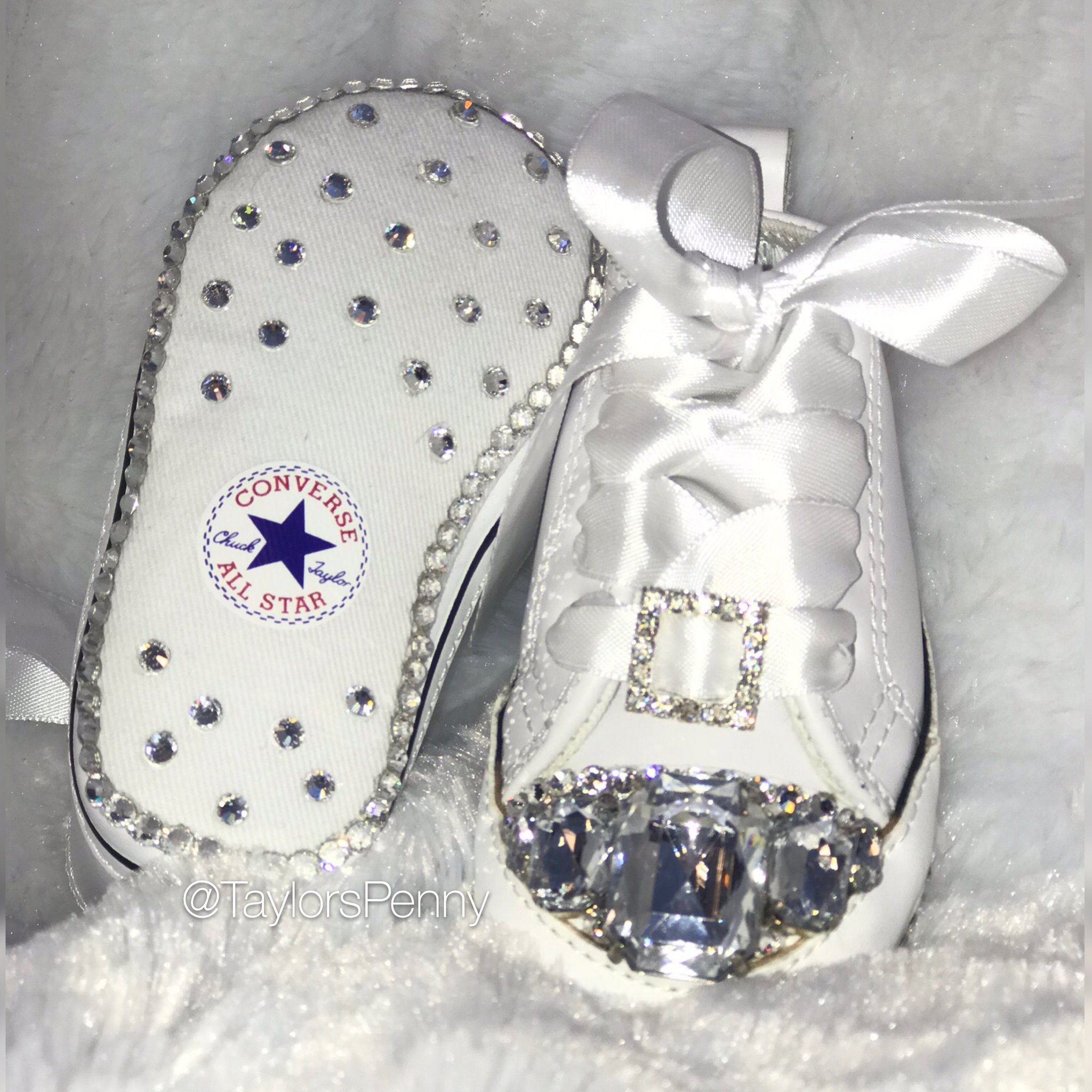diamond converse bling shoes