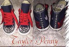 boys custom converse