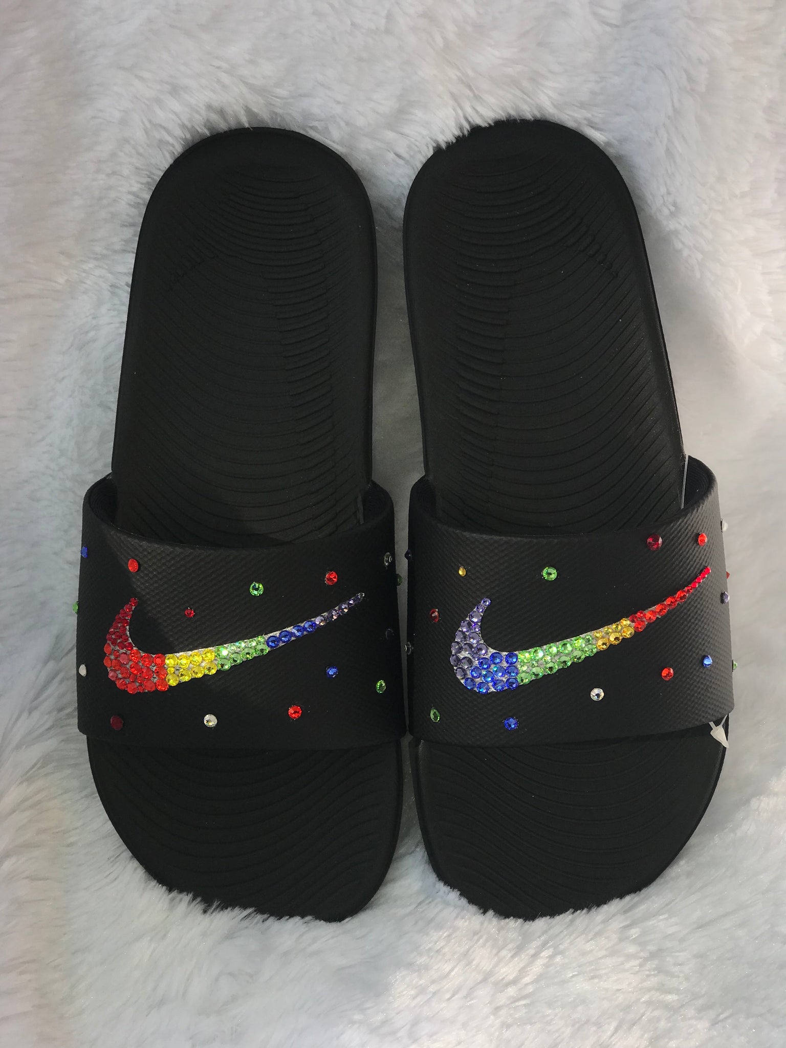 nike bling slides