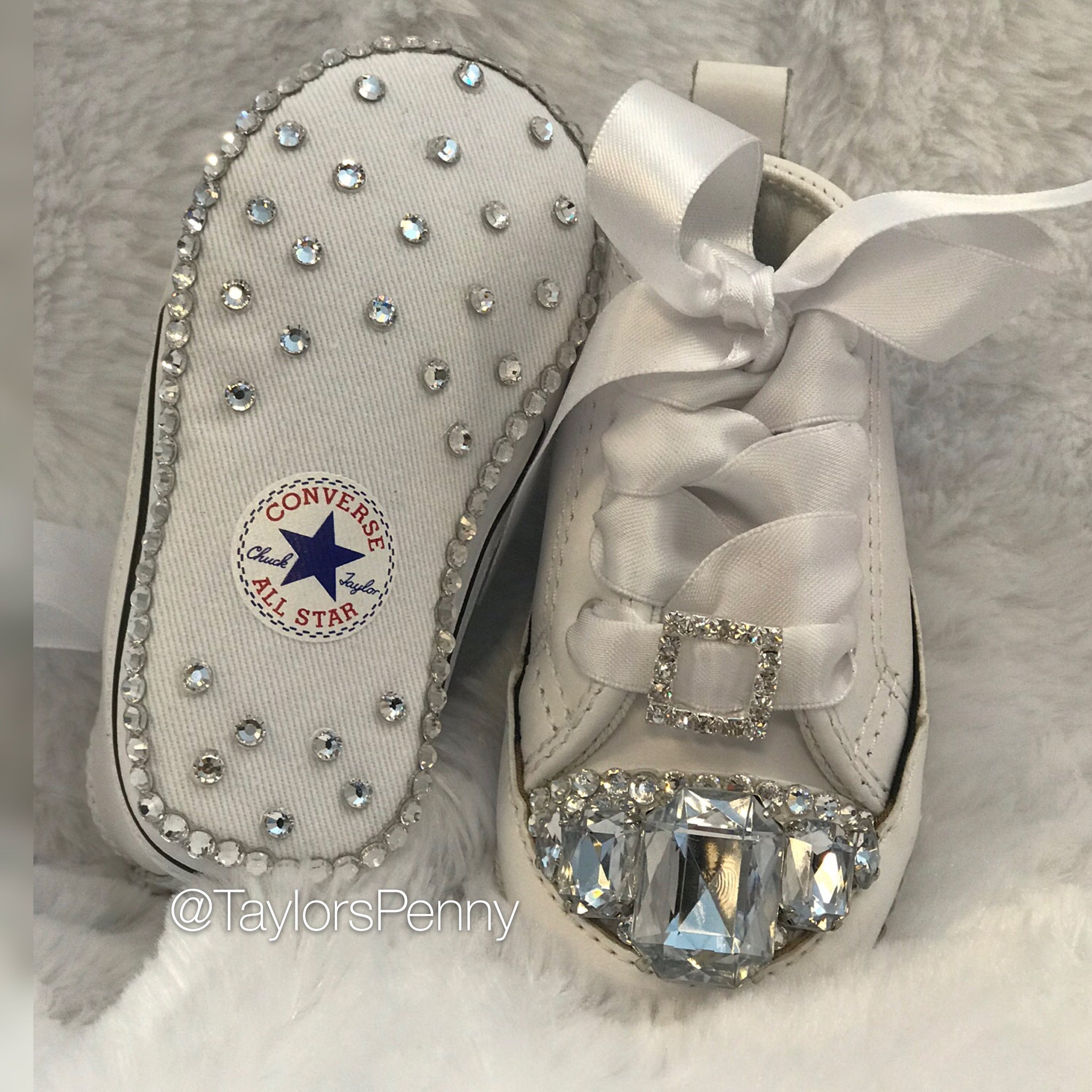 infant bling converse