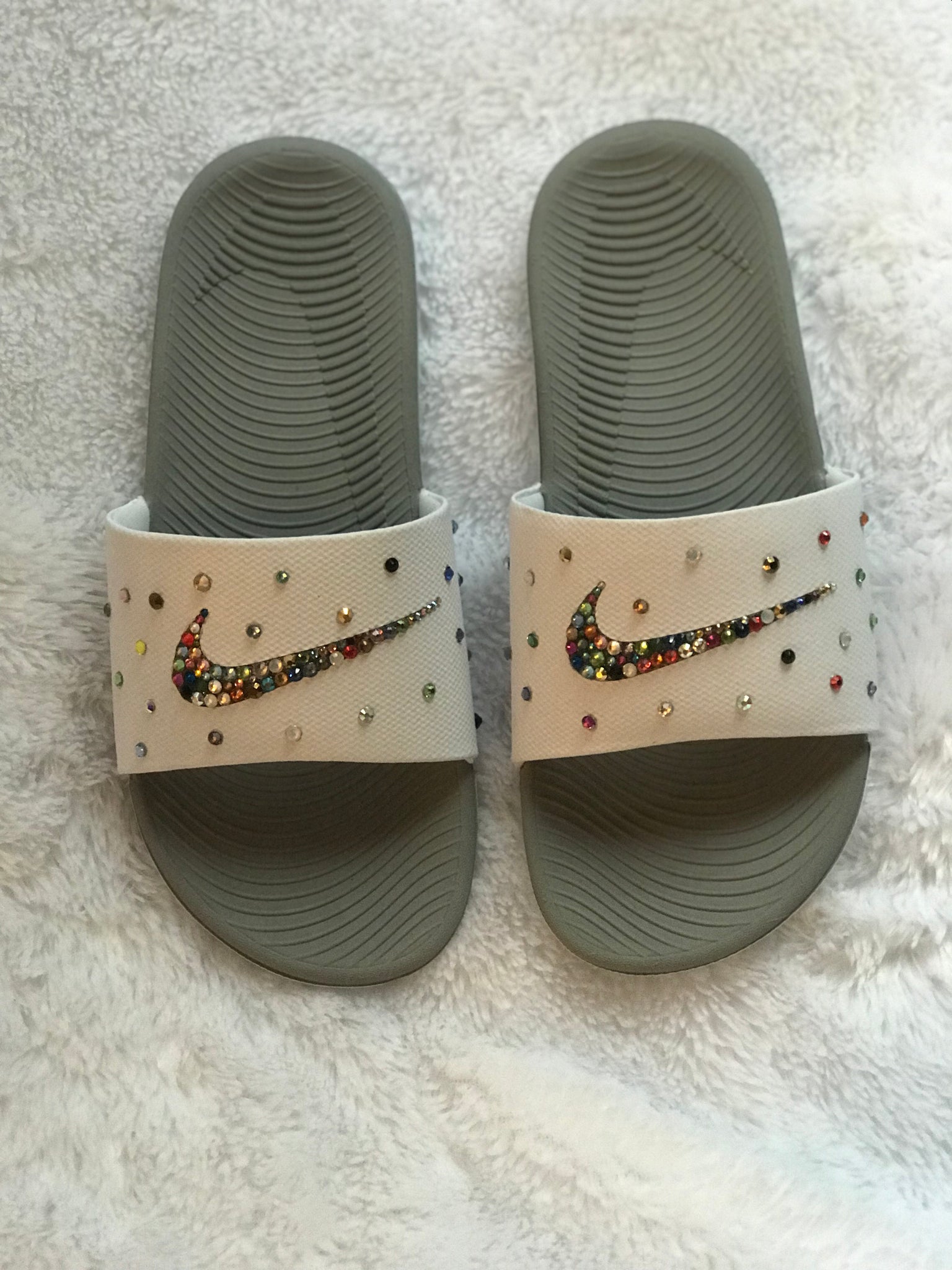 rainbow slides nike