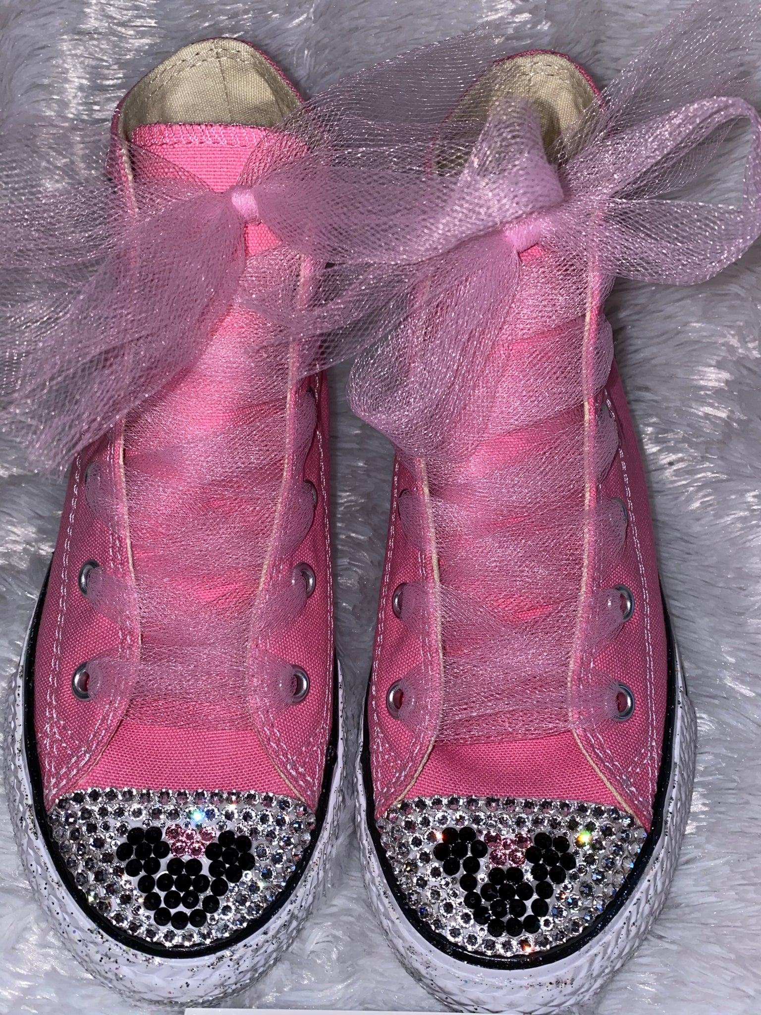 minnie mouse bling converse