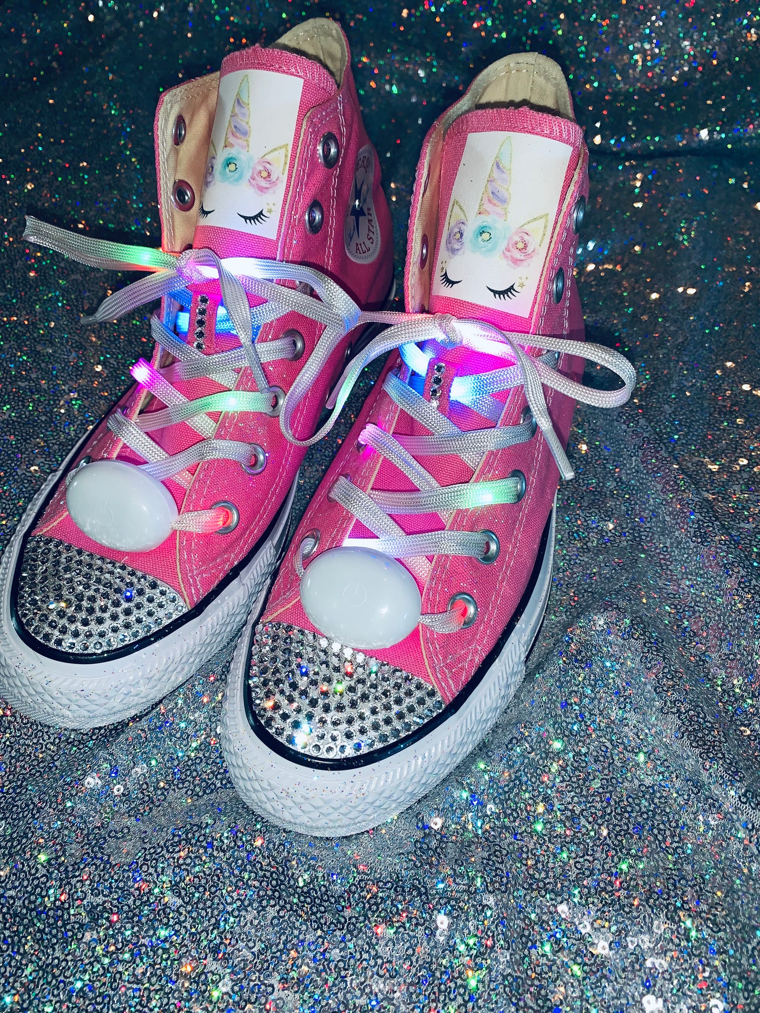 ladies bling converse