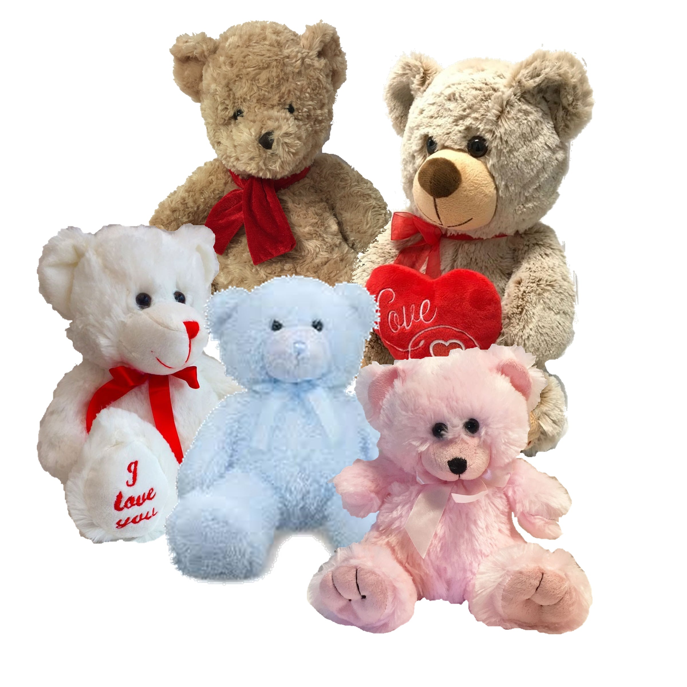Buy Teddy Bear (with Love Heart) - Florist South Melbourne