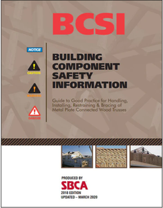 Building Component Safety Information Book (BCSI), 2018 Updated 2020