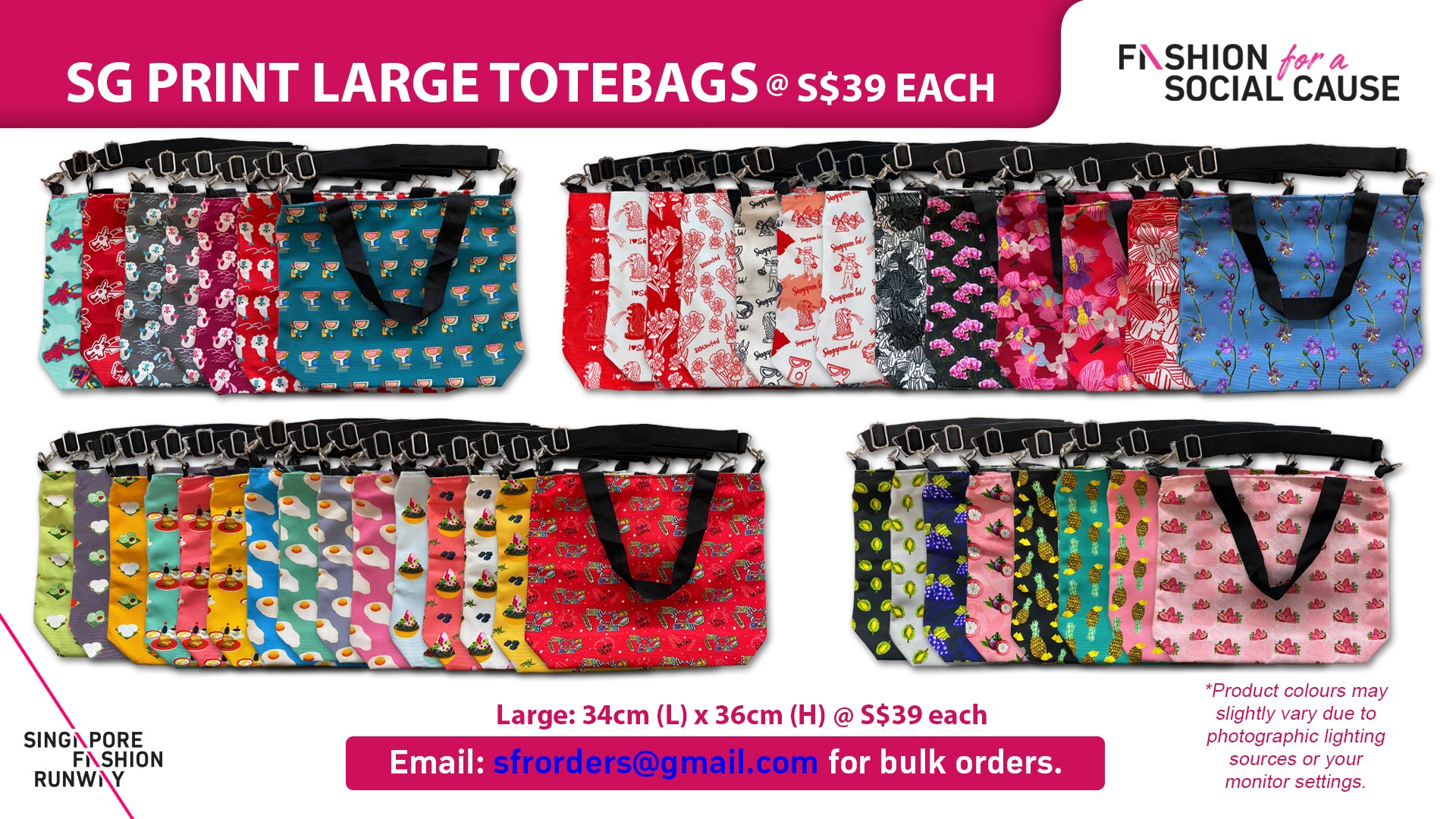 Bangkok Tote Bags - Best Price in Singapore - Oct 2023