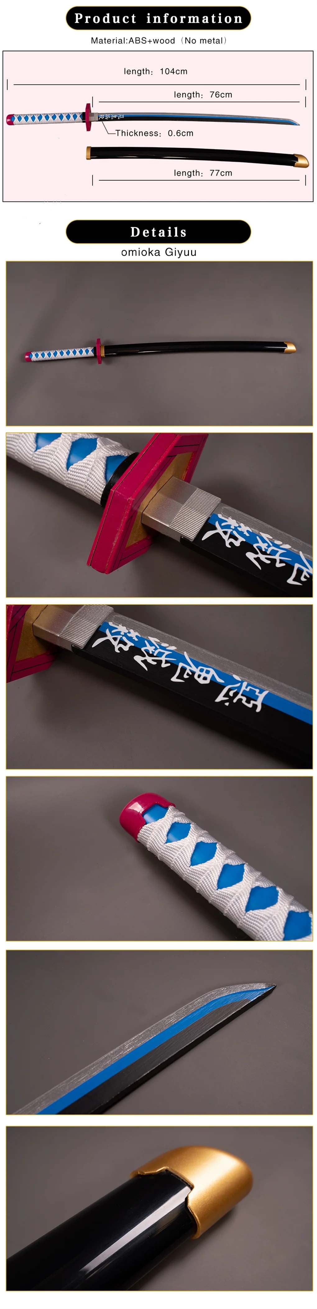 Anime Demon Sword Pen Japanese Katana Pen Anime Pen. Cosplay Props. Gifts.  Anime Gifts 