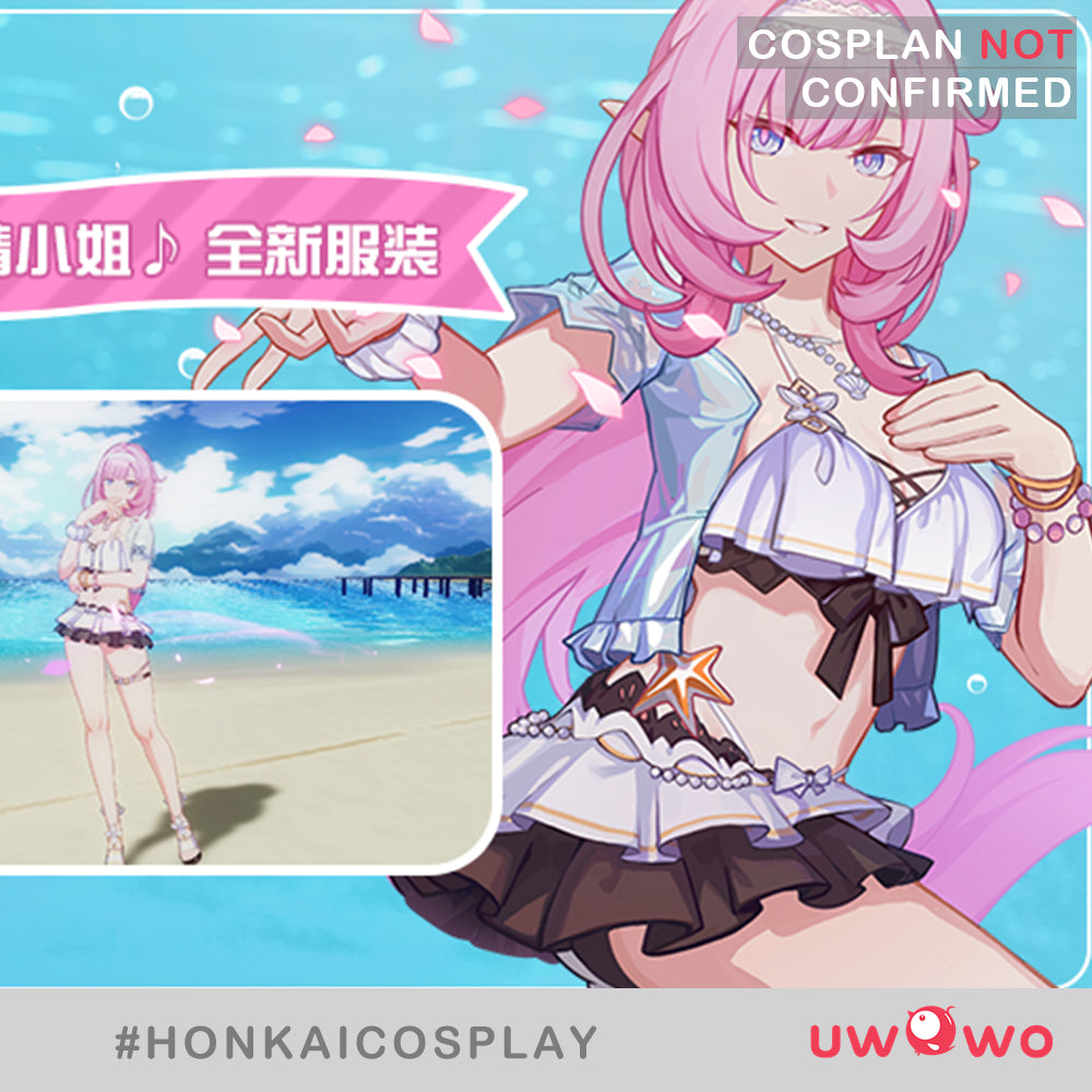 【not Confirmed】uwowo Game Honkai Impact 3 Miss Pink Elf Elysia Swimsu 