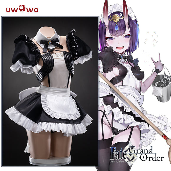 Uwowo Game Fate Grand Order Fgo Maid Uniform Shuten Douji Cosplay Cost Uwowo Cosplay