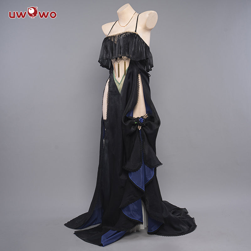 anime black wedding dress