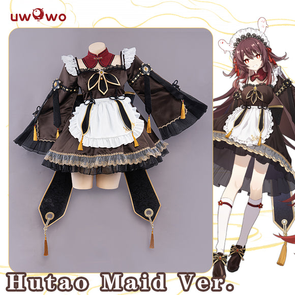 Exclusive Authorization Uwowo Game Genshin Impact Fanart Ganyu Maid Ve Uwowo Cosplay