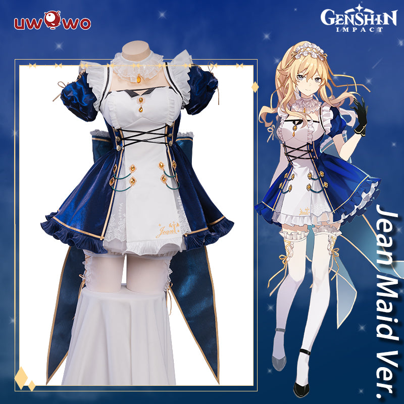 Exclusive Authorization Uwowo Game Genshin Impact Fanart Jean Maid Ver Uwowo Cosplay