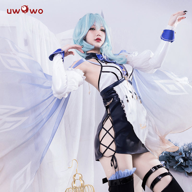 Exclusive Uwowo Genshin Impact Fanart Eula Maid Ver Cosplay Costume Uwowo Cosplay
