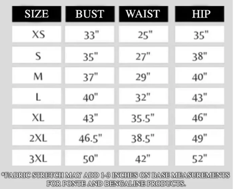 katakomb size chart