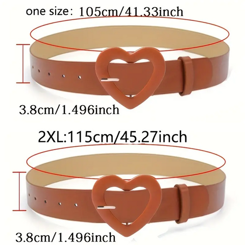 heart shape belt