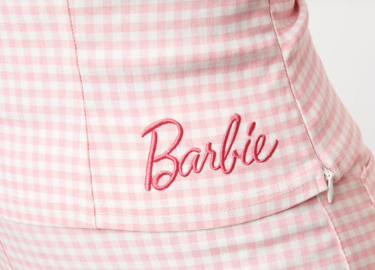 Barbie Style Big Pink Gingham Isabella Dress – Lana-Rose Fashion