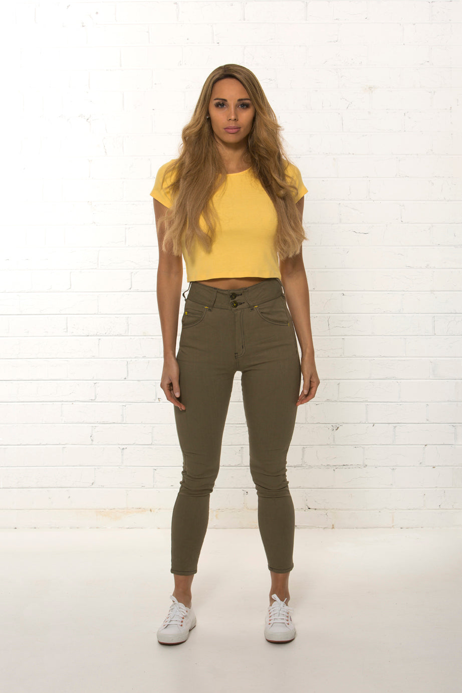 khaki colour jeans