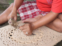 Craftman carving MDF panel