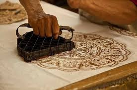 Batik making Indonesia