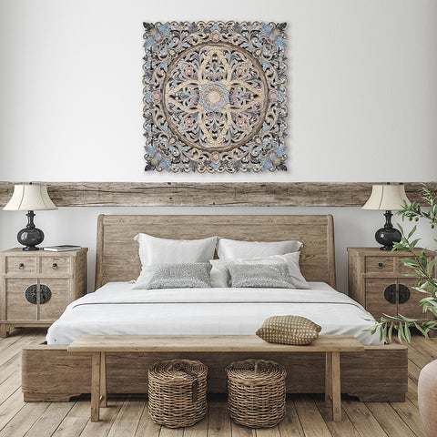 mandala bali design hand carved hand made decorative house furniture wood material decorative wall panels decorative wood panels decorative panel board balinese wall art