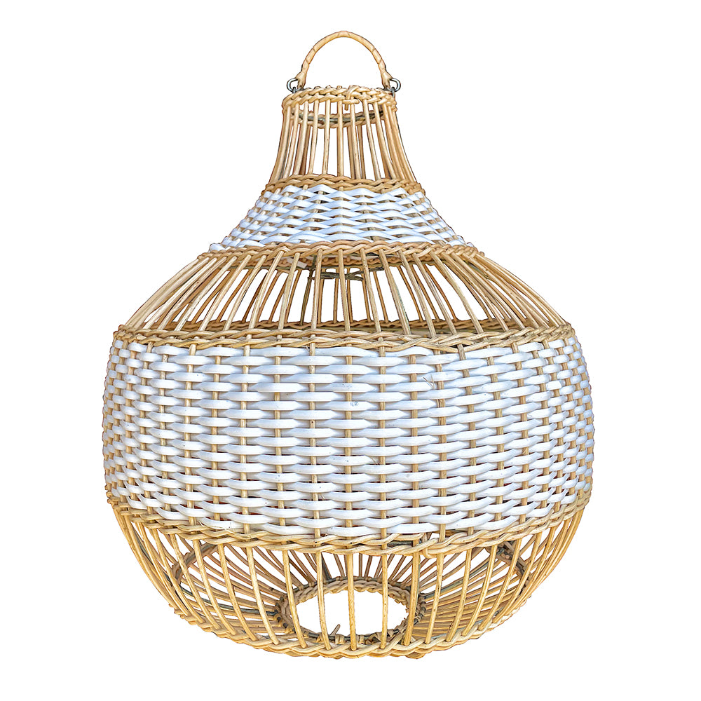 next wicker floor lamp