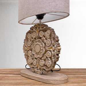 brown bedside table lamps