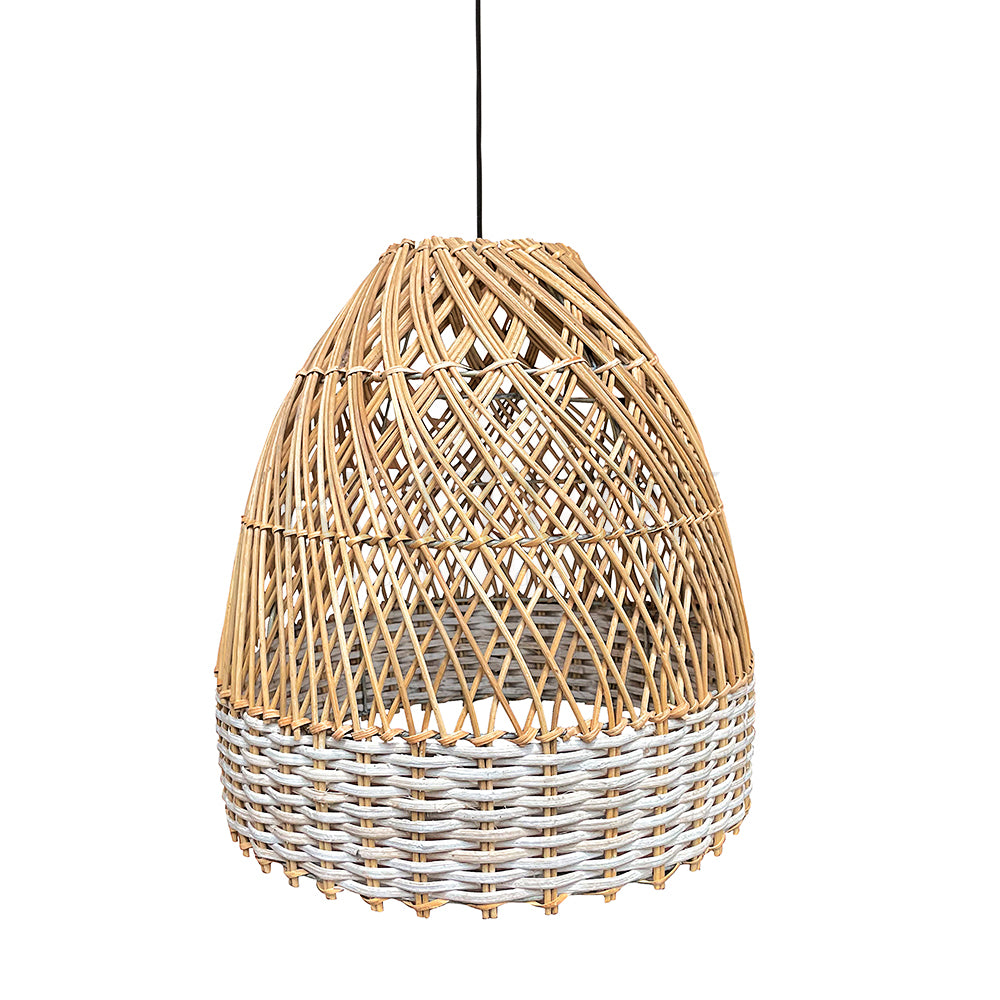 rattan pendant shade only