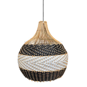 woven rattan ceiling light