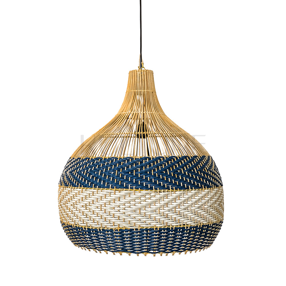 navy blue pendant light