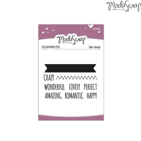 MODASCRAP CLEAR STAMPS - POSTAGE TRAVEL – ModaScrap