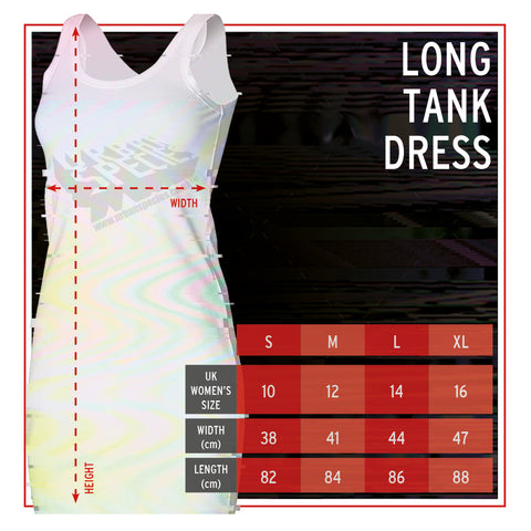Long Tank Dress Size Chart