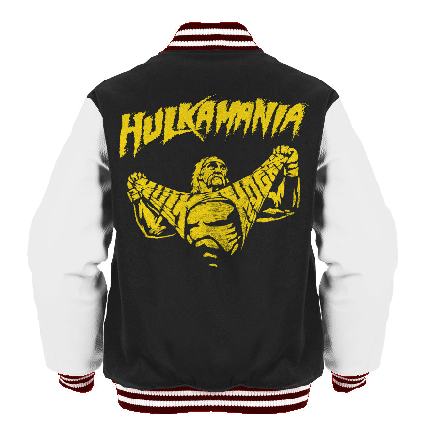 WWE Hulk Hogan Shirt Rip Official Varsity Jacket (Black) – Urban Species