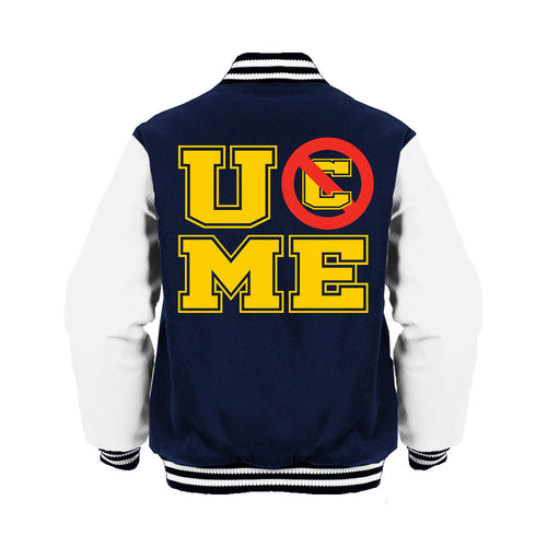 WWE John Cena UCME Stencil Official Varsity Jacket (Navy) – Urban Species