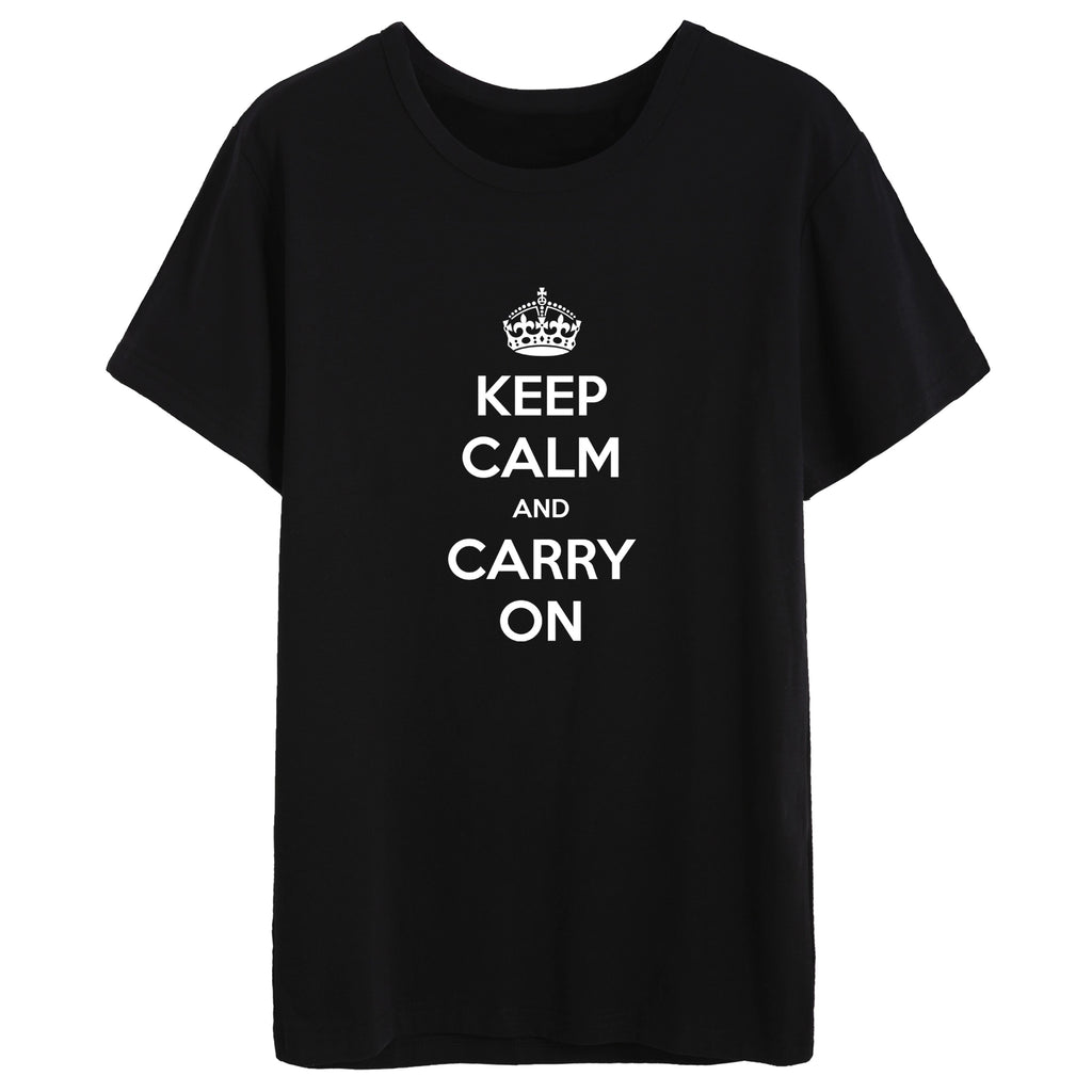 Keep Calm And Carry On T-shirt for Women – Let's Beach