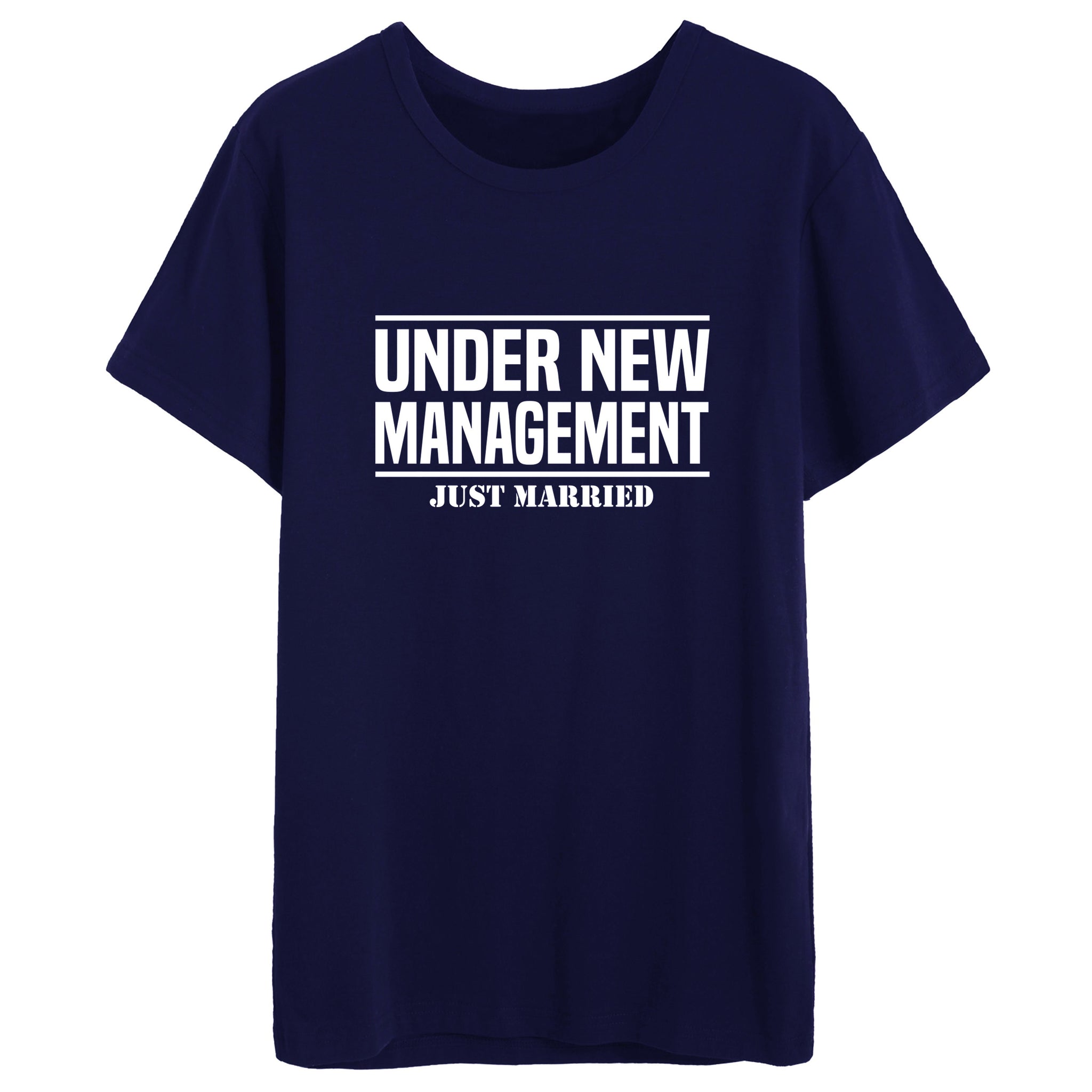 Under New Management Just Married T Shirt For Women Lets Beach 4863