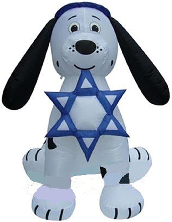 Inflatable Dalmation Puppy Dog - Star Of David 7'